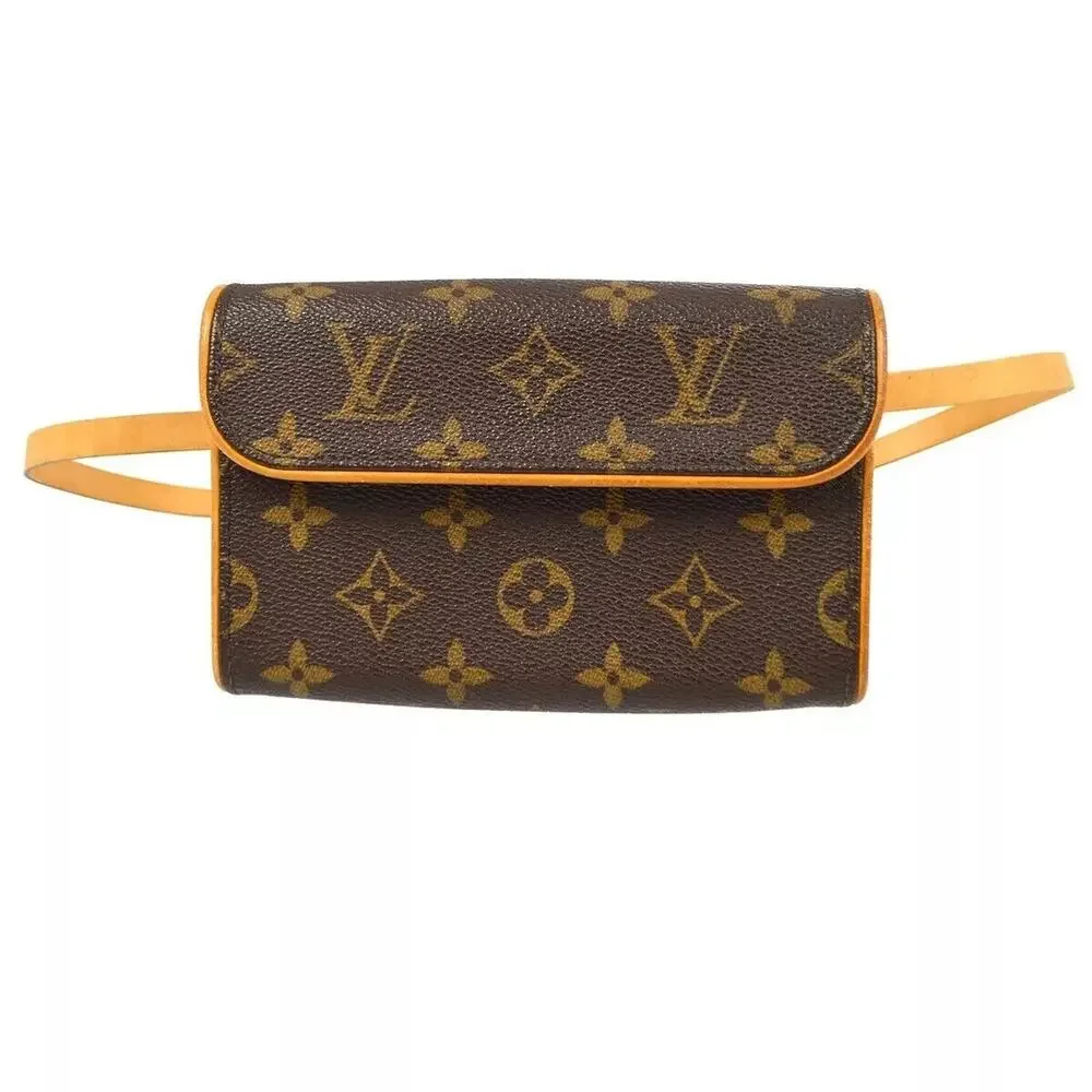 LOUIS VUITTON Monogram Pochette Florentine Belt Bag Crossbody- date code# FL0015